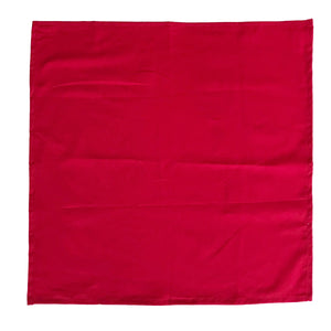 100% Cotton Handkerchief USA Duck Canvas Red 27.5 x 27.5