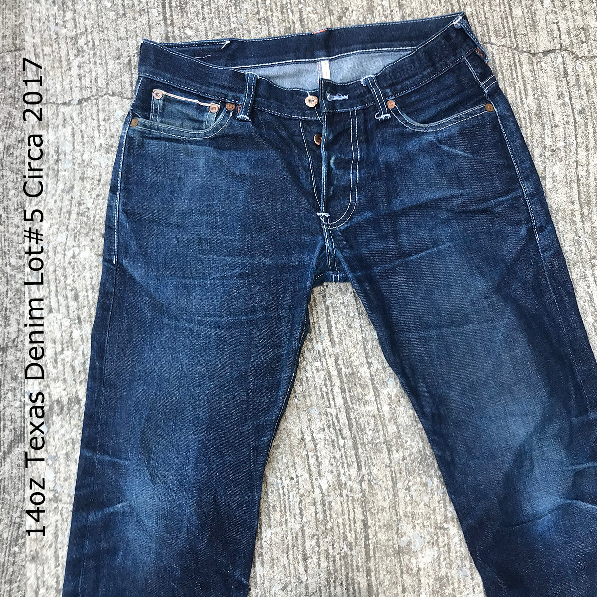 #27 13.5oz TEXAS Denim INDIGO Red Selvage