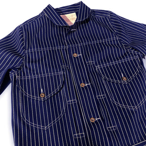 10oz Japanese Wabash Selvage William Harris Ranch Hand Jacket Rounded Collar