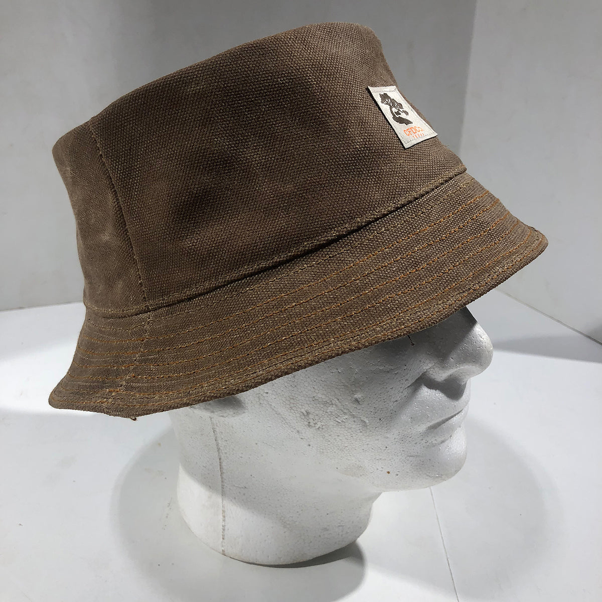 #3002 18oz USA WAX Duck Canvas BUCKET HAT Short Brim Workman Label