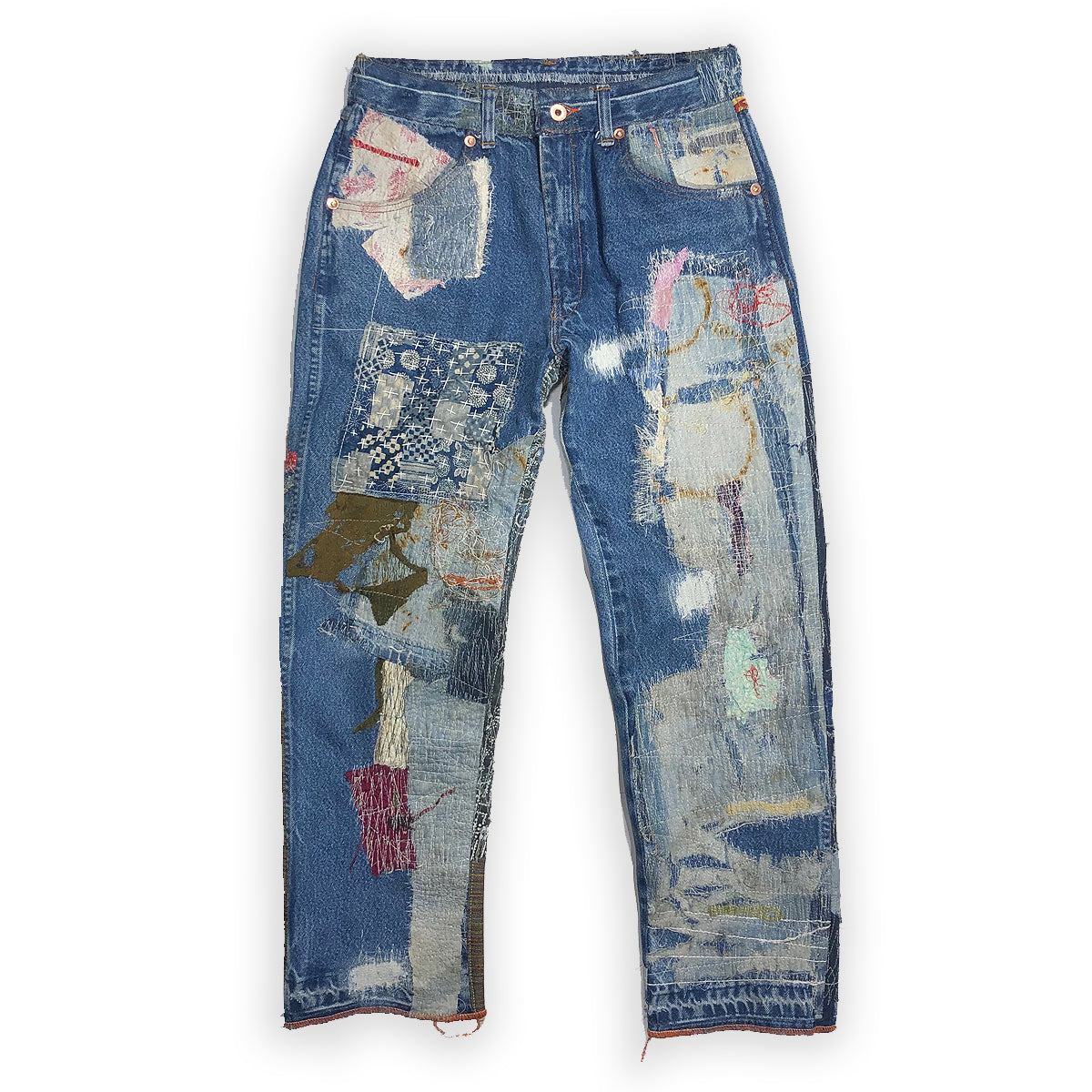 RE-MADE DENIM Boro and Sashiko Denim