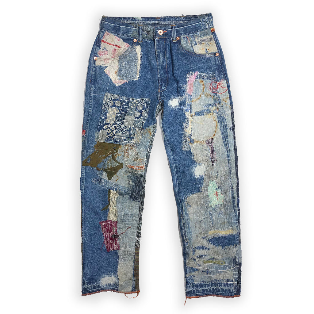 RE-MADE DENIM Boro and Sashiko Denim