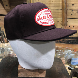 USA Duck Canvas Snapback HAT "Brown" Sales and Service Patch
