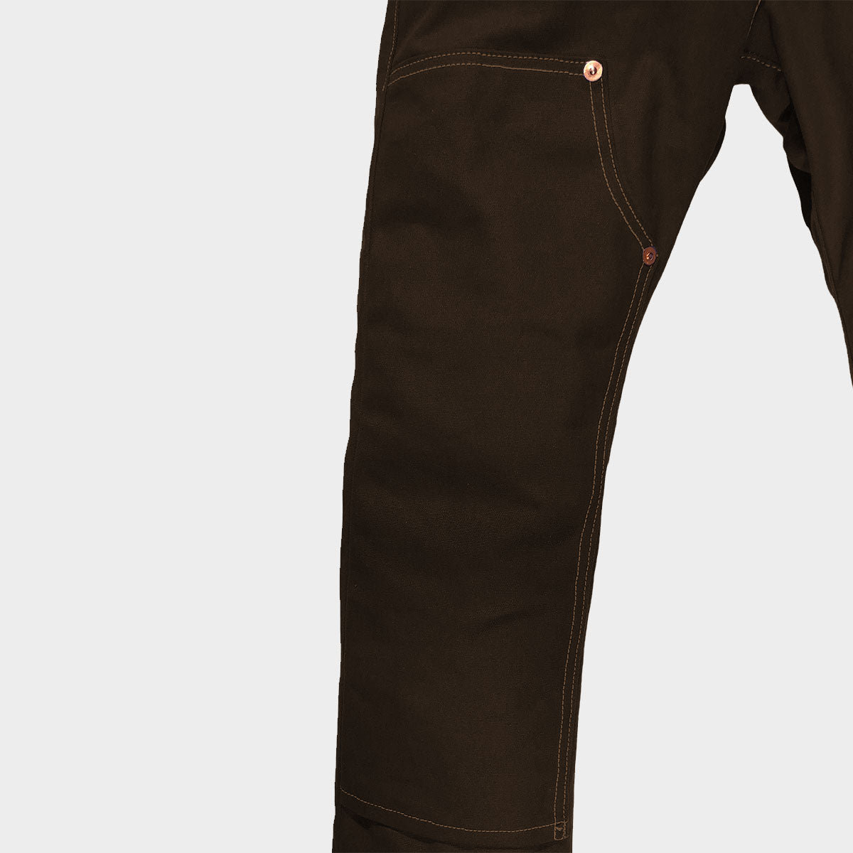 18oz Duck Canvas Brown 5 POCKET Version