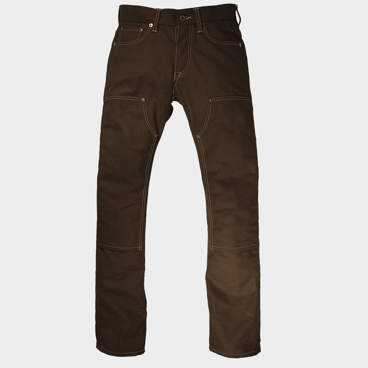 18oz Duck Canvas Brown 5 POCKET Version