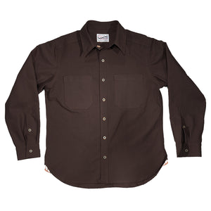 12oz USA Duck Canvas [ Various Colors } "WORKSHIRT" Timber Brown