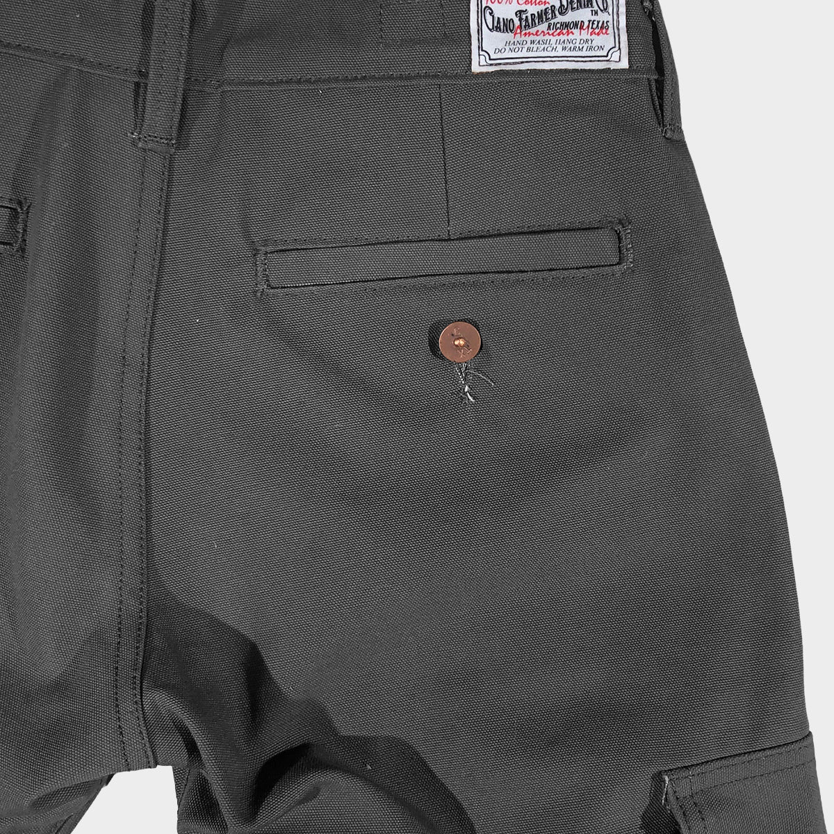 12oz Duck Canvas GREY CHINO "CARGOS" Version