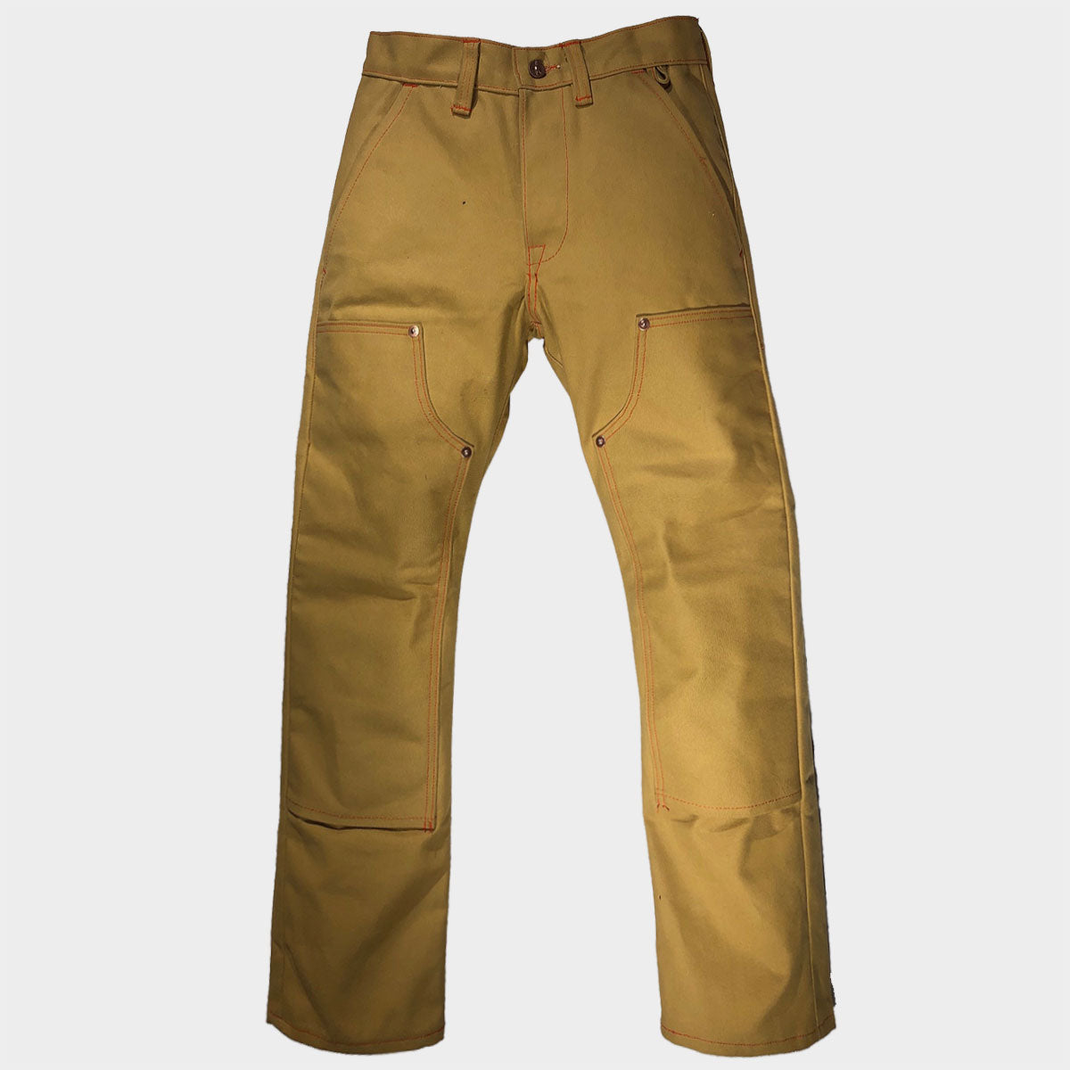 18oz Duck Canvas LITE OCHRE FIELD HAND Chino [ Back Patch Pockets ]