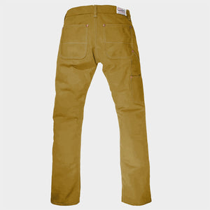 18oz Duck Canvas LITE OCHRE FIELD HAND Chino [ Back Patch Pockets ]