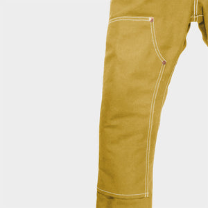 18oz Duck Canvas LITE OCHRE FIELD HAND Chino [ Back Patch Pockets ]