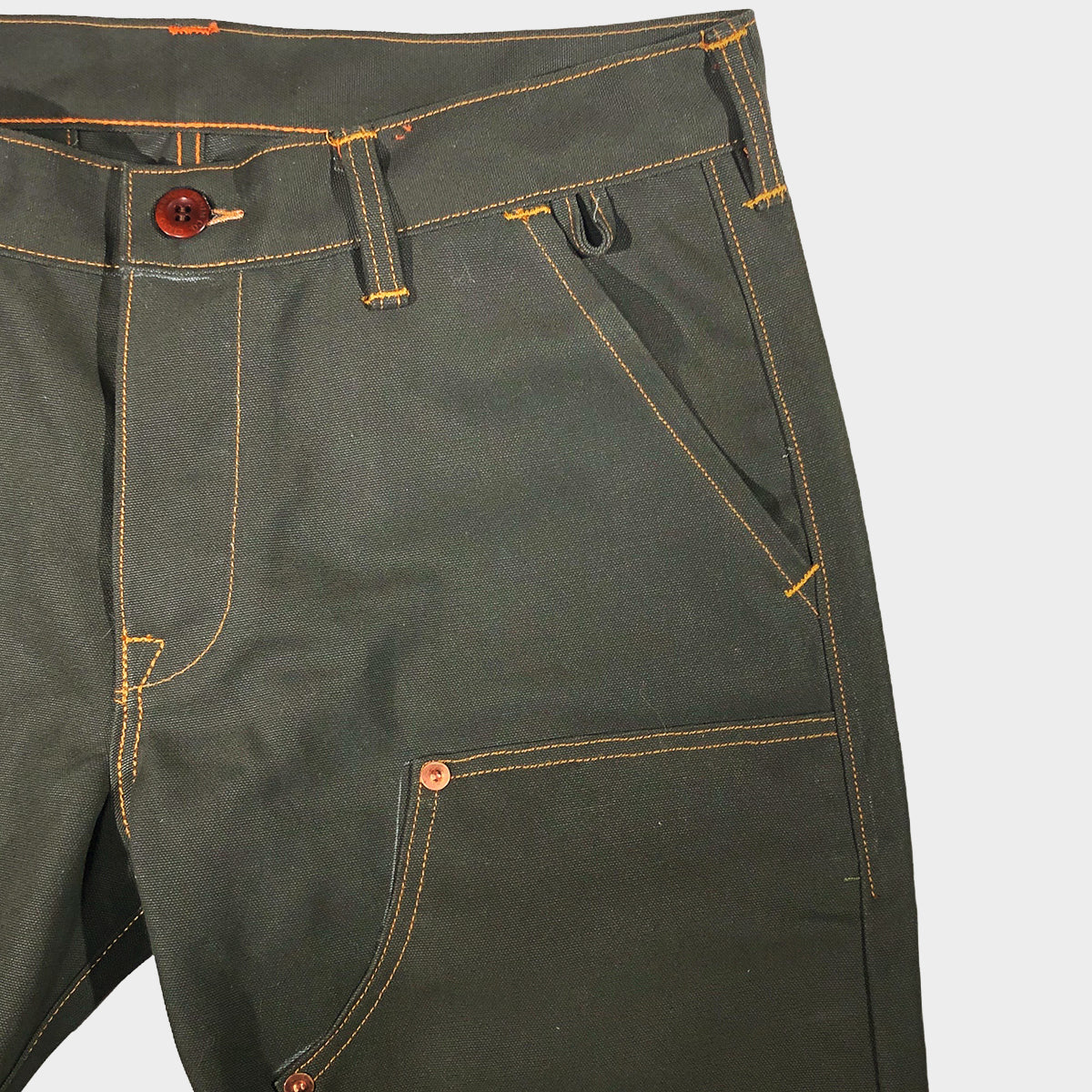 12oz Duck Canvas Moss Green CHINO Version