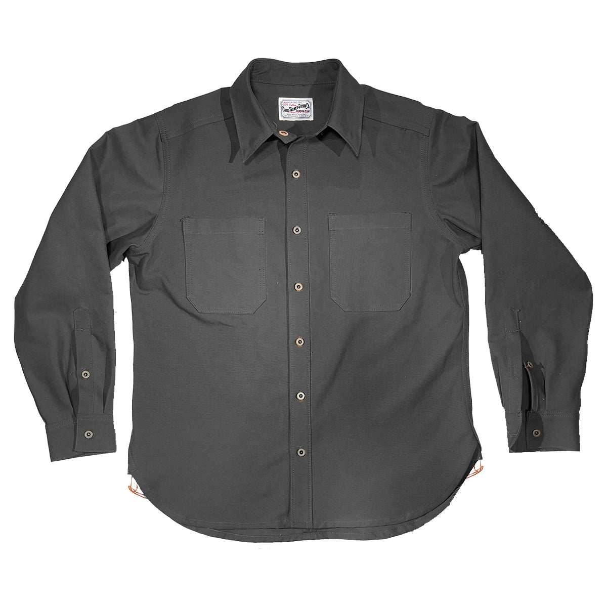 12oz USA Duck Canvas [ Various Colors } "WORKSHIRT" Timber Brown