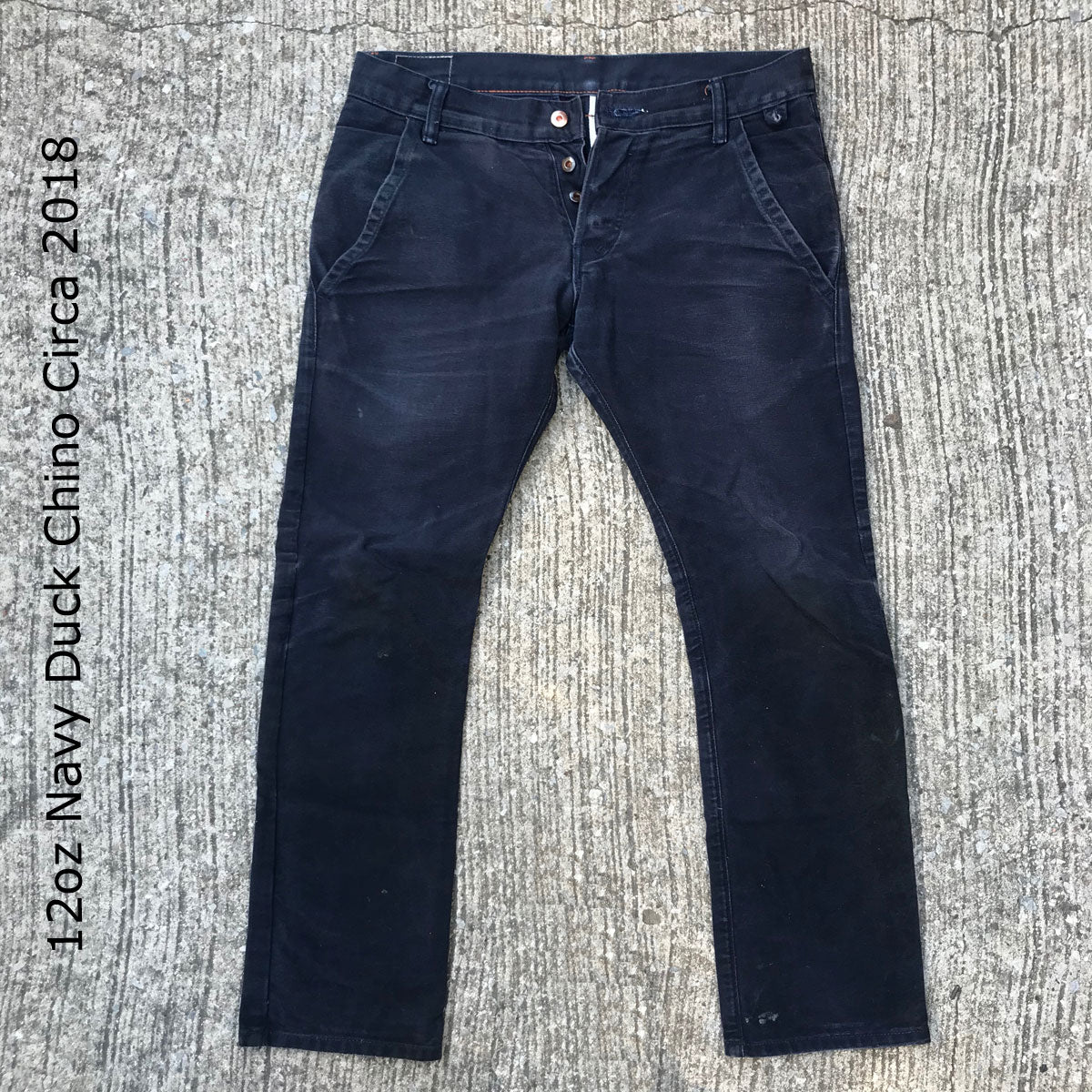 12oz Duck Canvas Navy CHINO Version