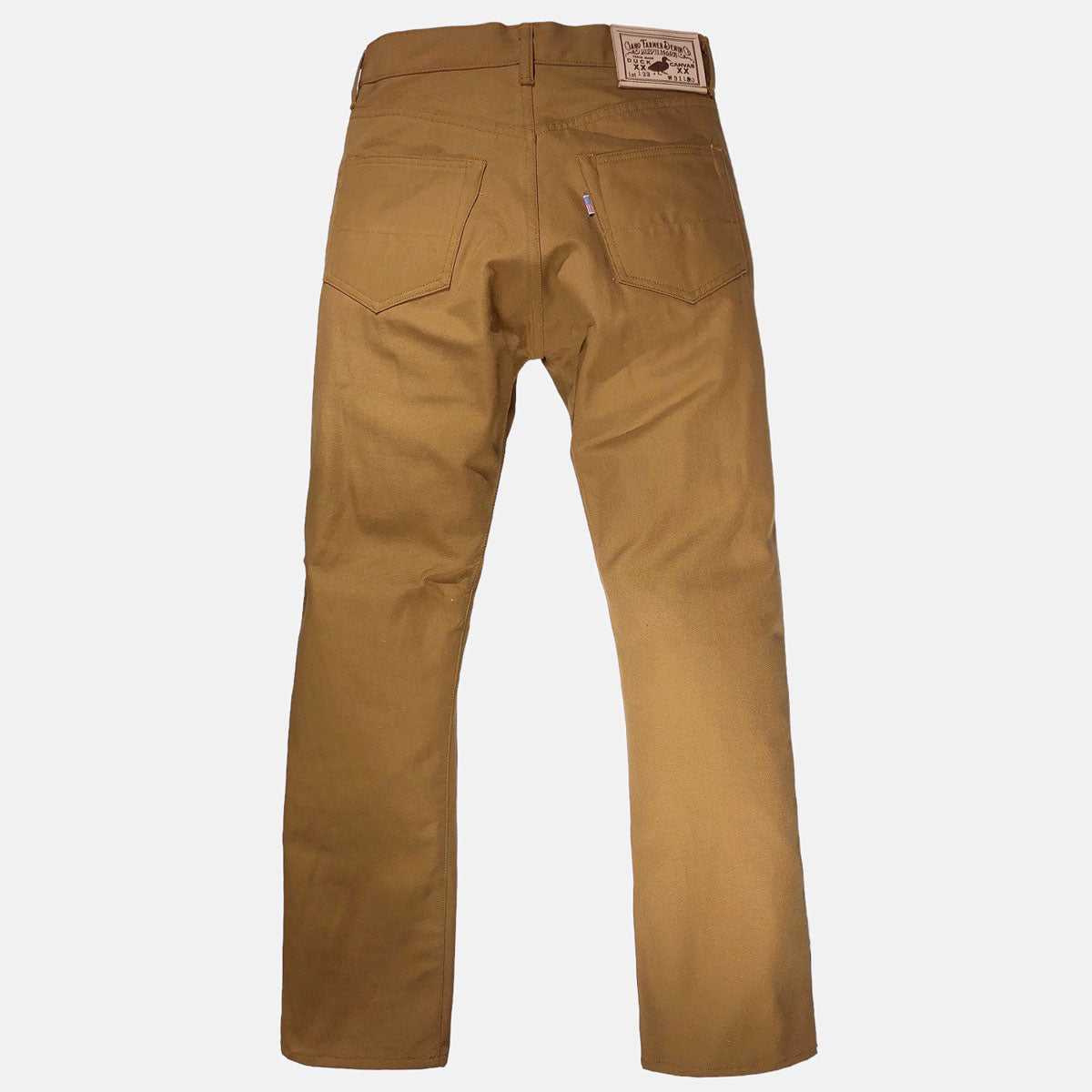 12oz Duck Canvas Ochre 5 POCKET Version