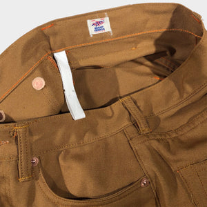 12oz Duck Canvas Ochre 5 POCKET Version