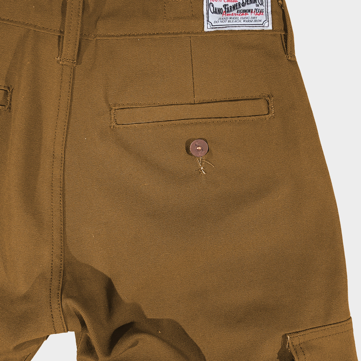 12oz Duck Canvas OCHRE CHINO "CARGOS" Version