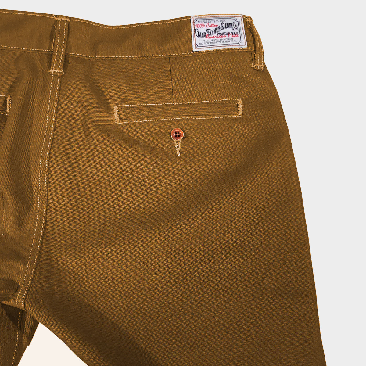 12oz Duck Canvas Ochre CHINO Version
