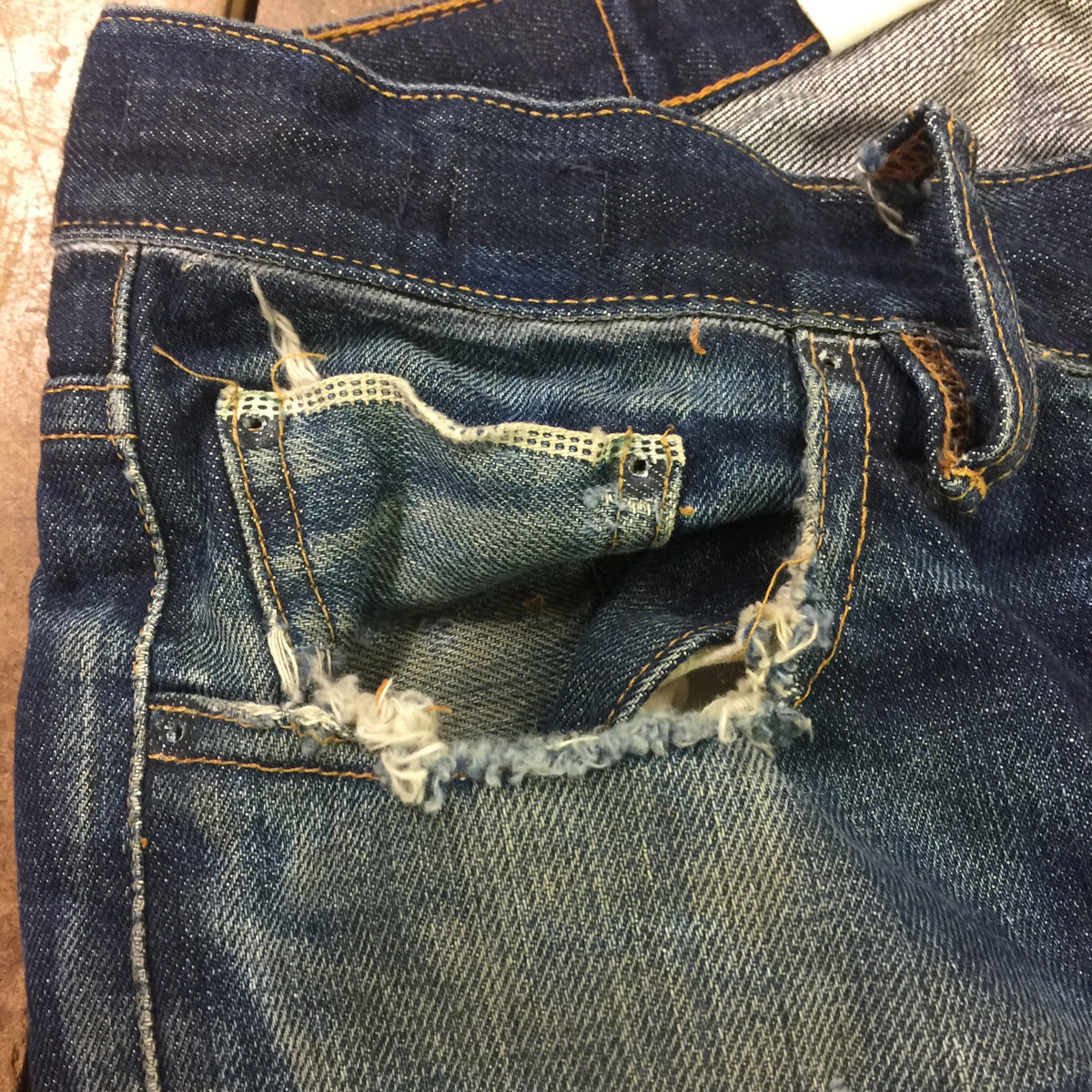 DENIM Repair. Pocket and Pocket Bag Repair