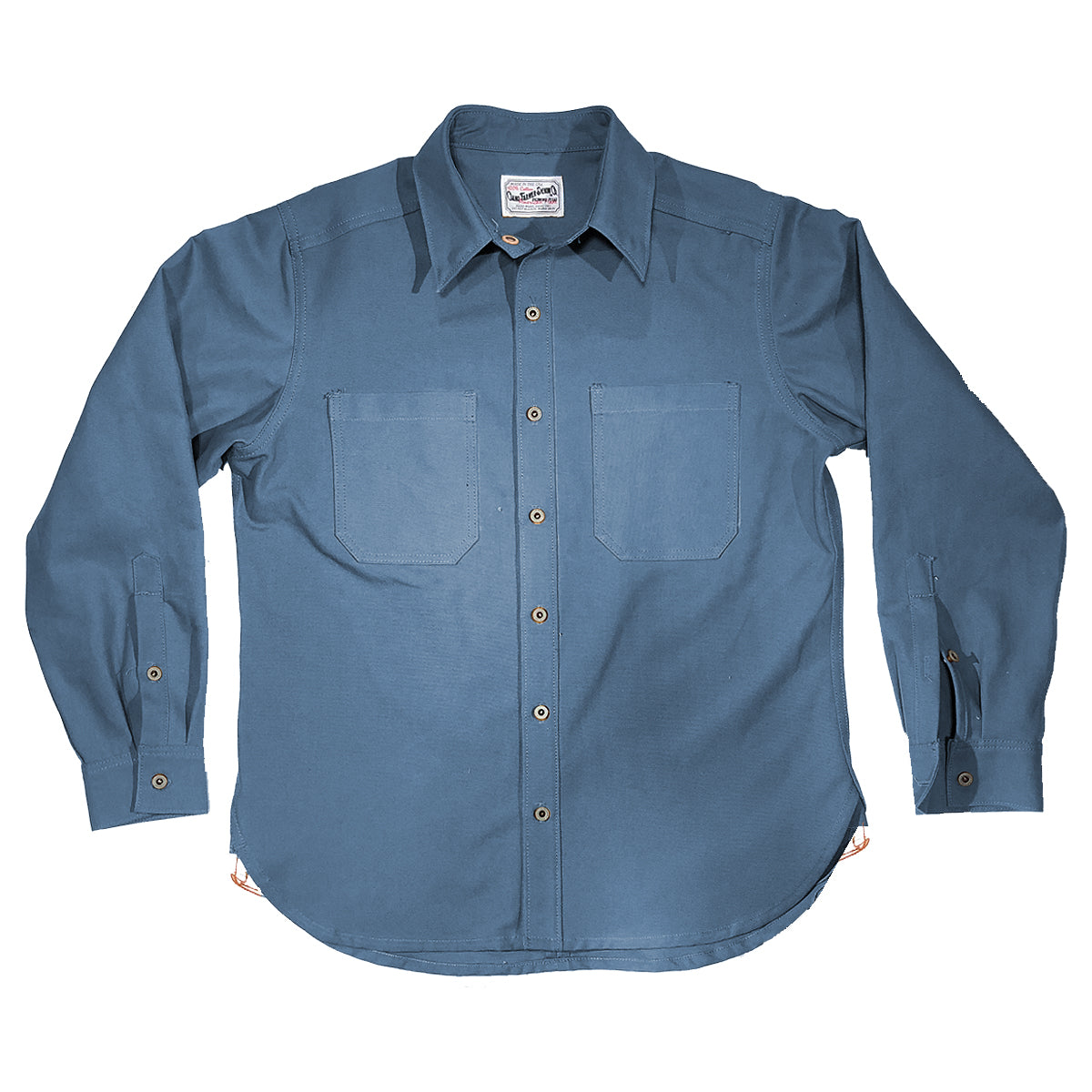 12oz USA Duck Canvas [ Various Colors } "WORKSHIRT" Timber Brown