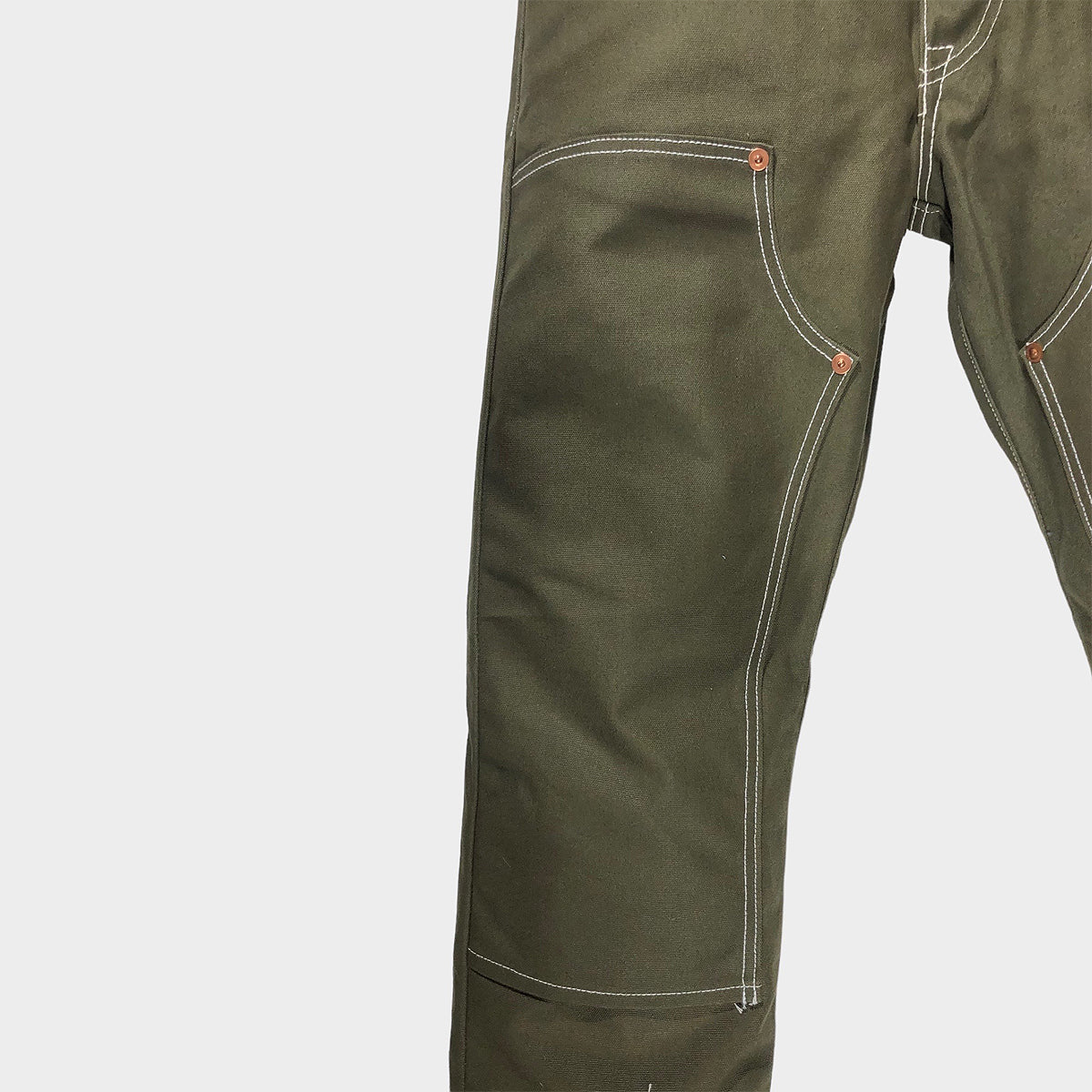 18oz Duck Canvas Green Vintage Selvage