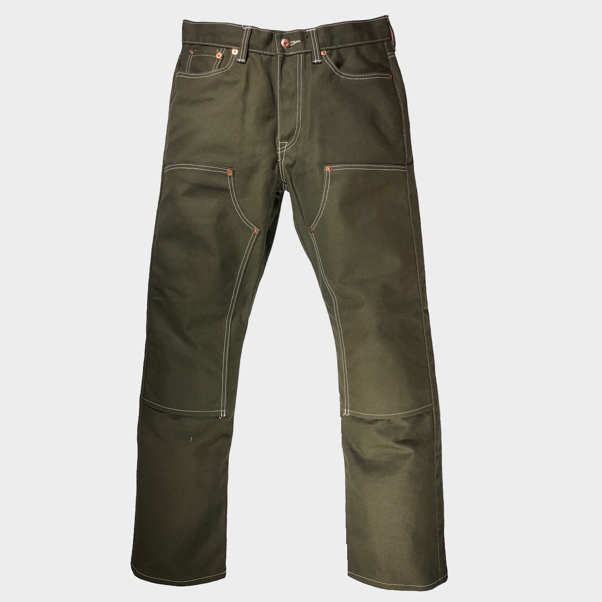 18oz Duck Canvas Green Vintage Selvage